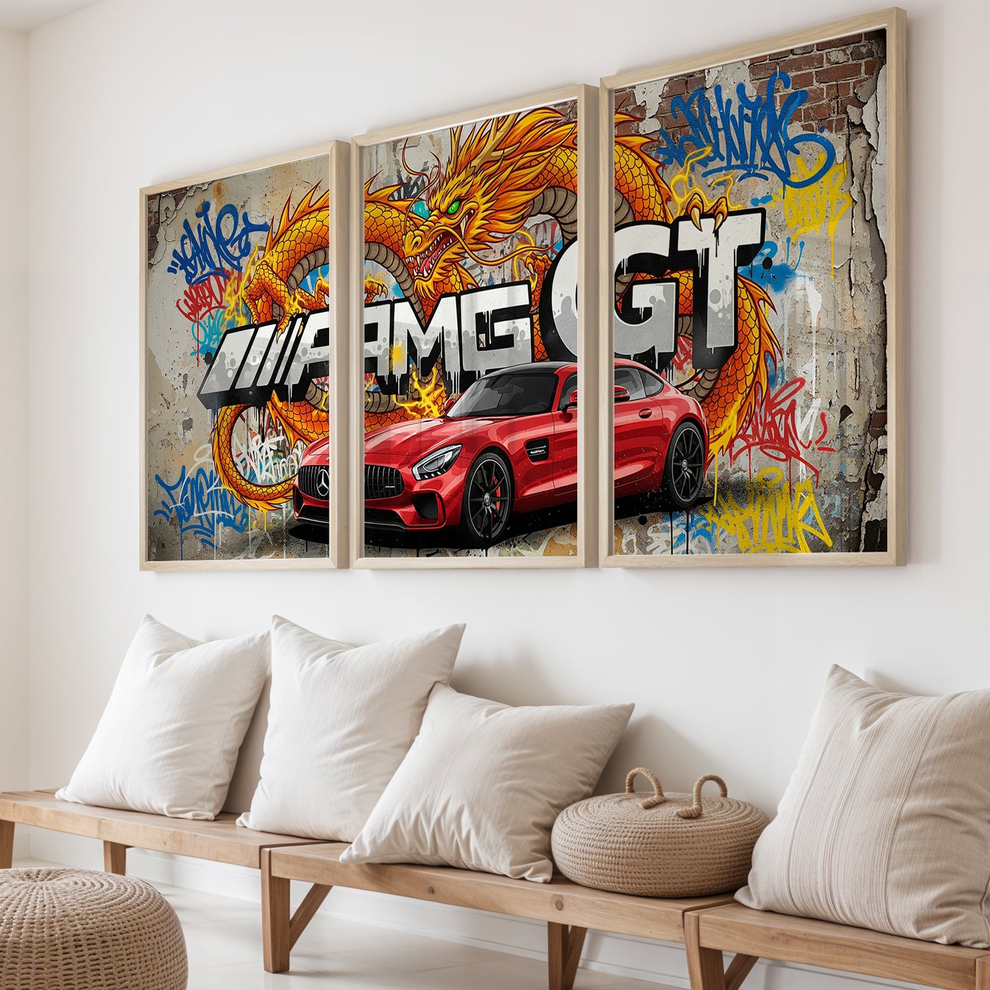 Dragon AMG Street Art Set of 3