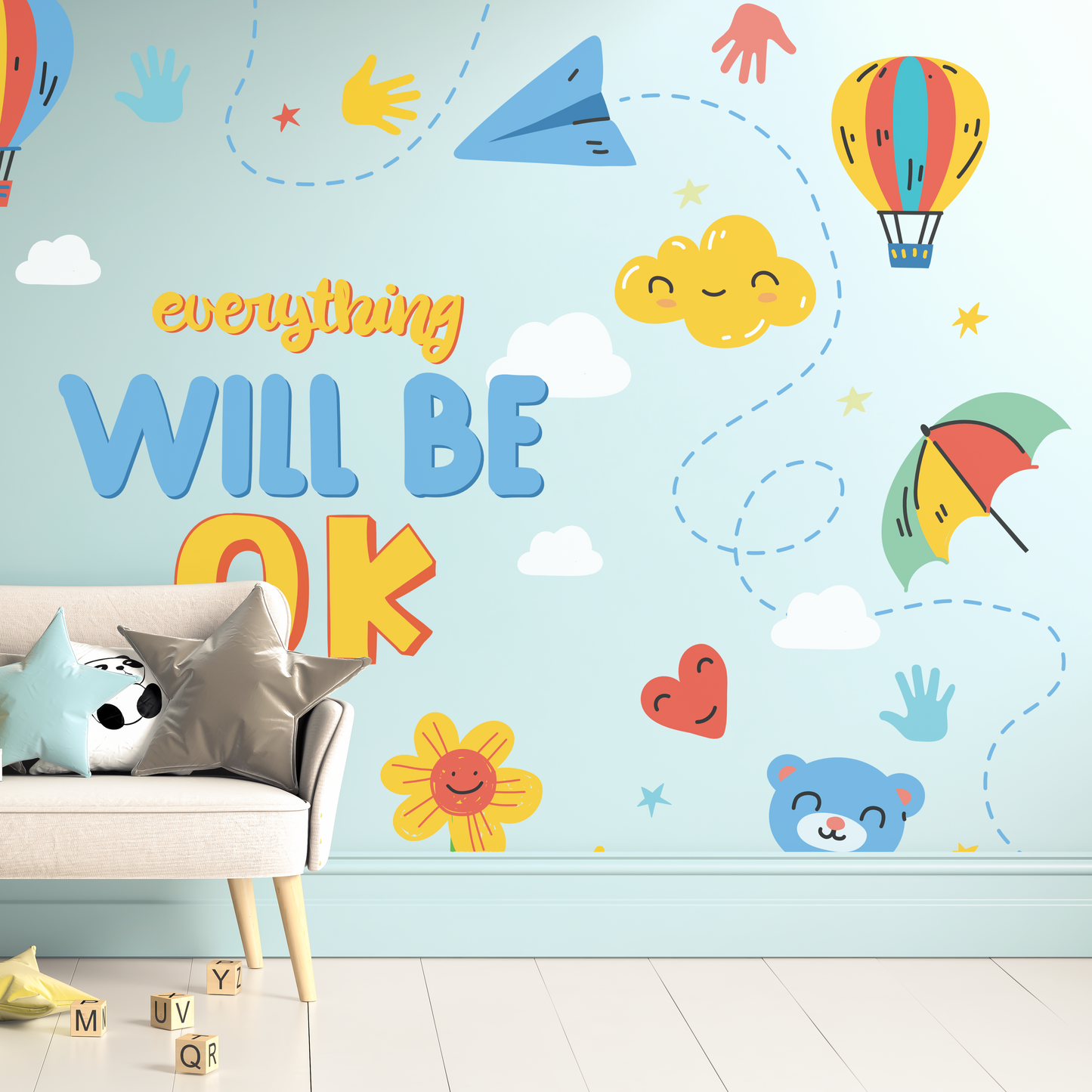 Everything Will Be OK Kids Wall Sticker