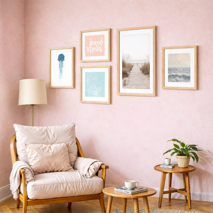 Beach Vibes Wall Set of 5