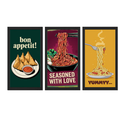 Snack & Noodle Wall Frame Set