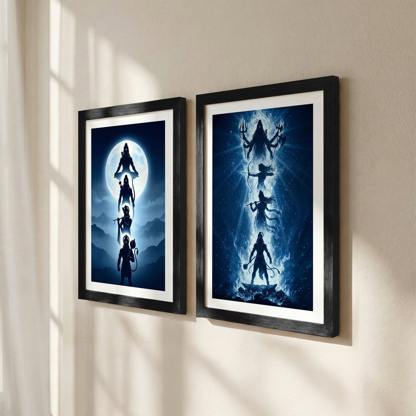 Shiva Divine Duo Wall Art