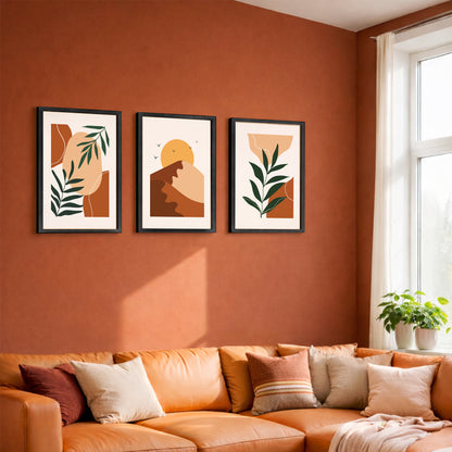 Boho Nature Minimal Wall Frame Set of 3