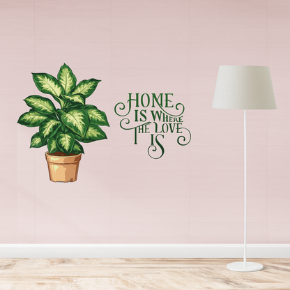 Home Is Where The Love Is Wall Sticker