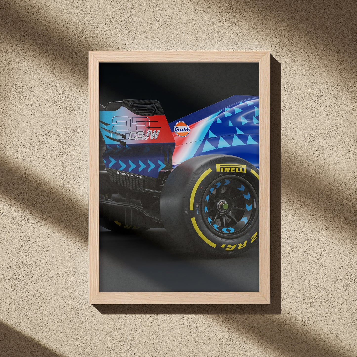 Formula One Gulf Edition Wall Art