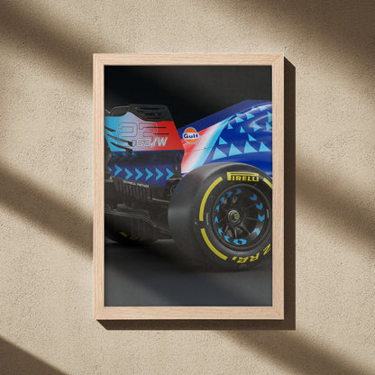 Formula One Gulf Edition Wall Art