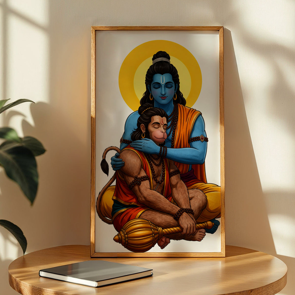 Ram Hanuman Bond Wall Frame