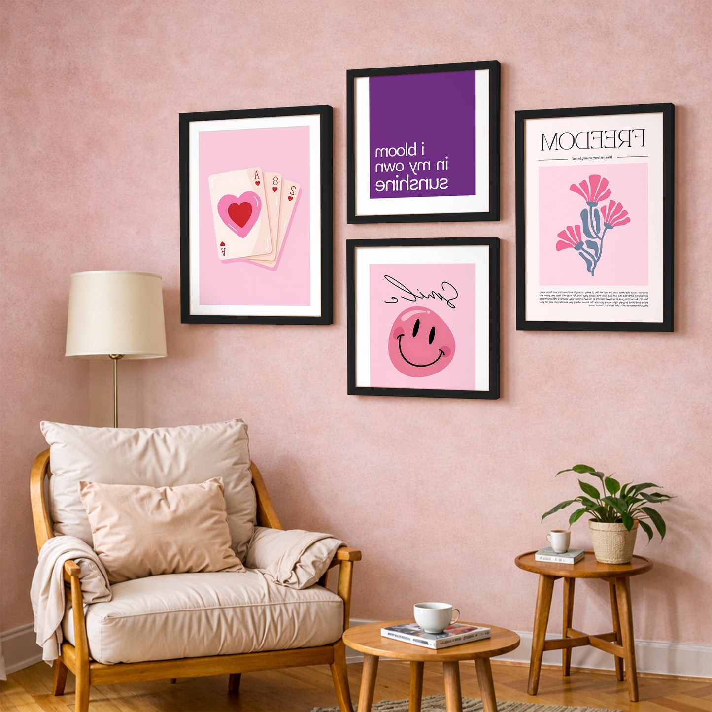 Blush Bliss Collection Set of 4