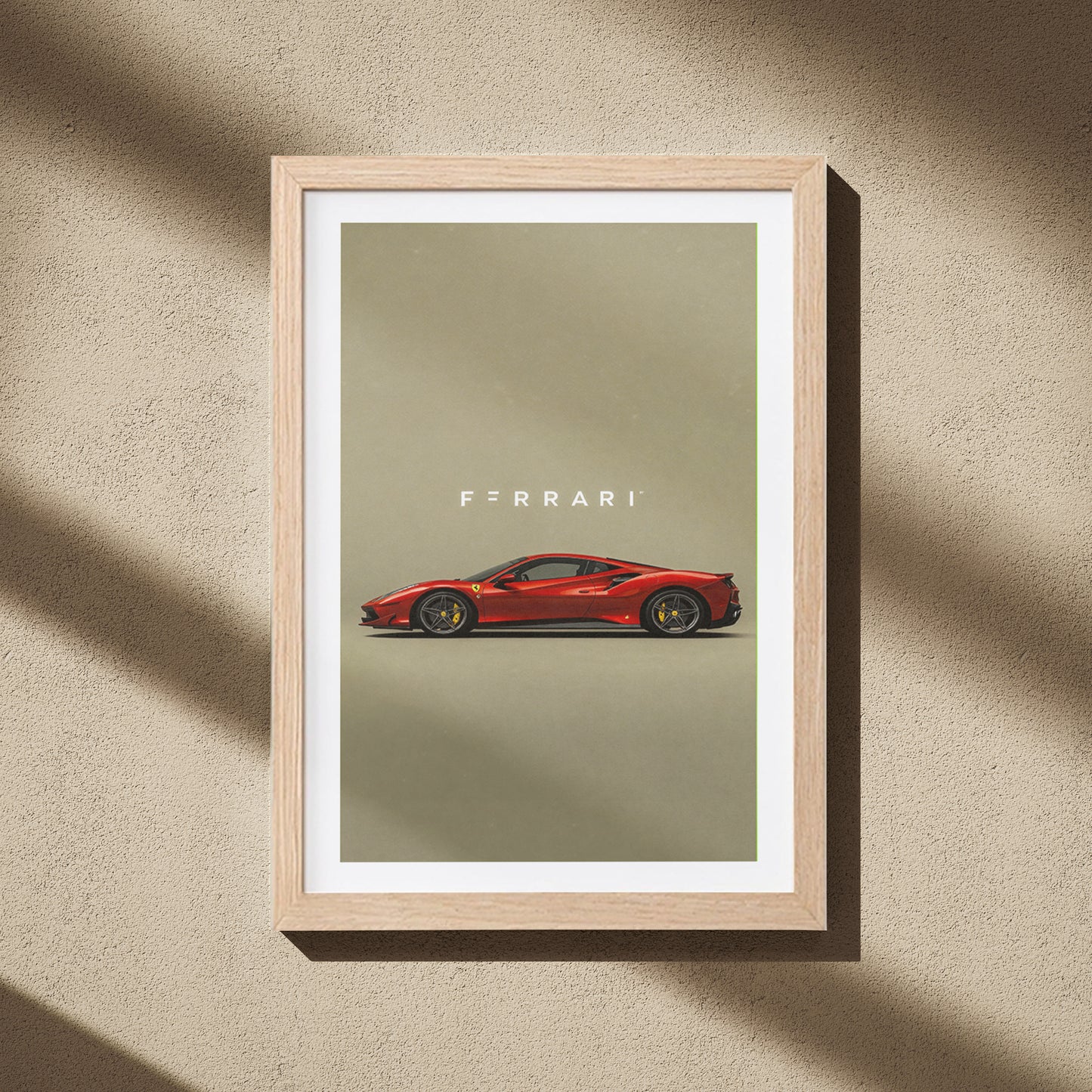 Ferrari Side Profile Wall Frame