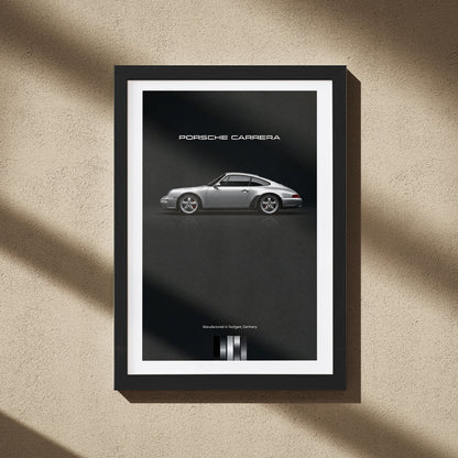 Porsche Carrera Wall Frame