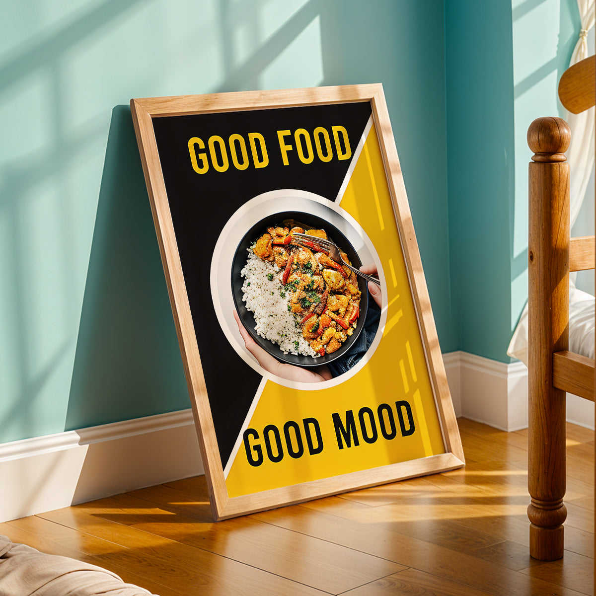Good Food Good Mood Frame