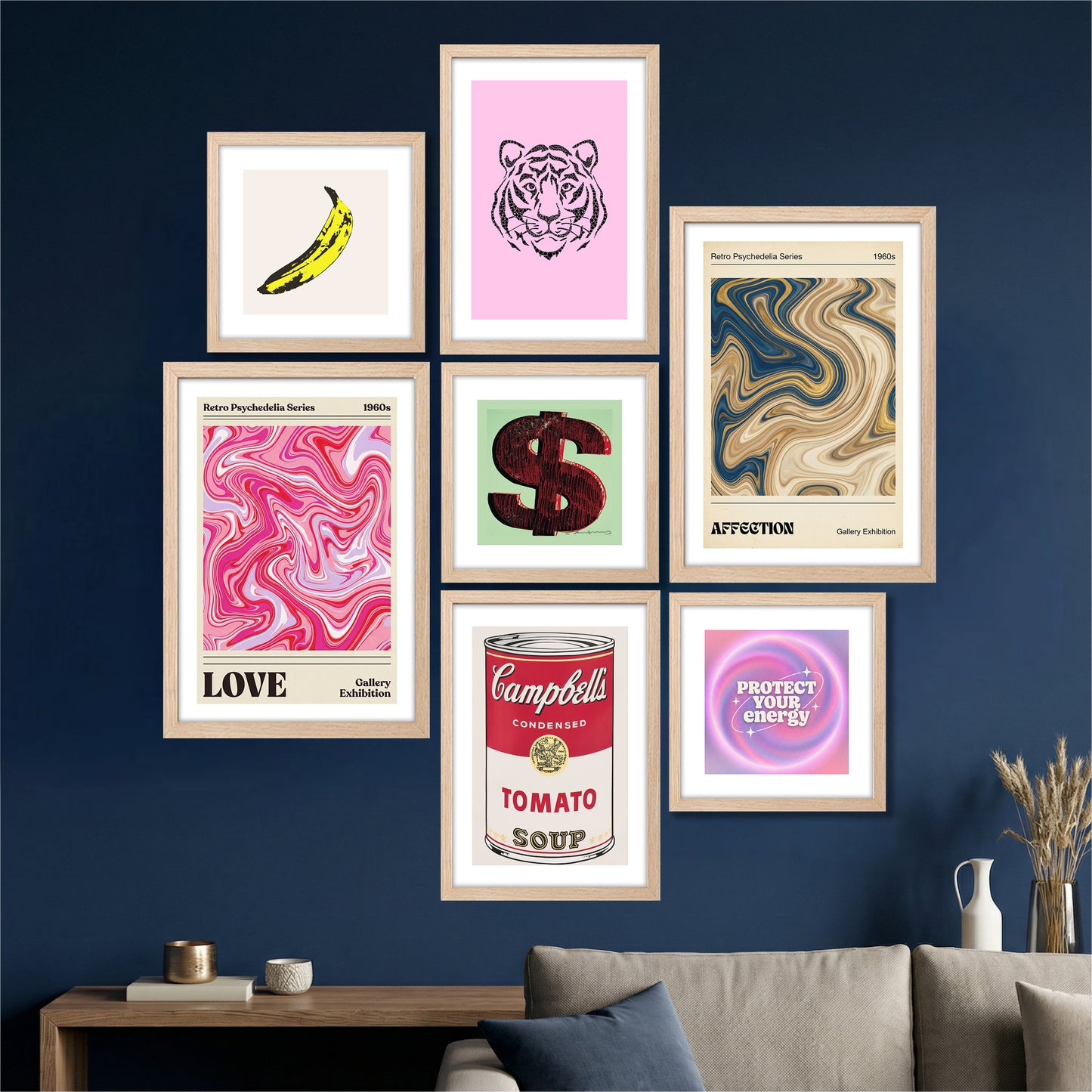 Creative Gallery Wall Set of 7