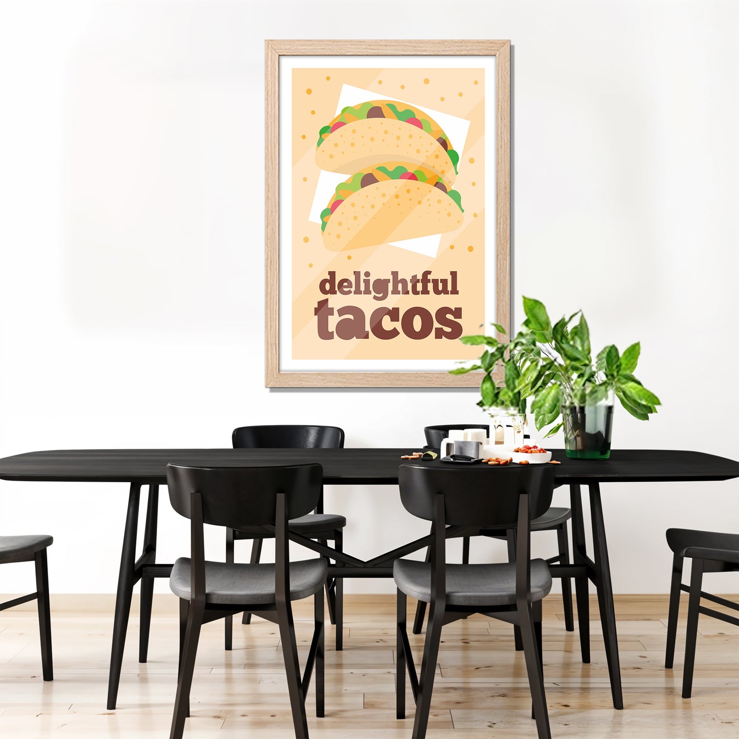 Tasty Tacos Wall Frame