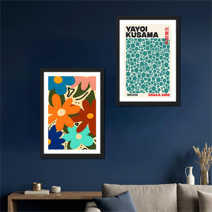 Yayoi Kusama & Floral Modern Art Set