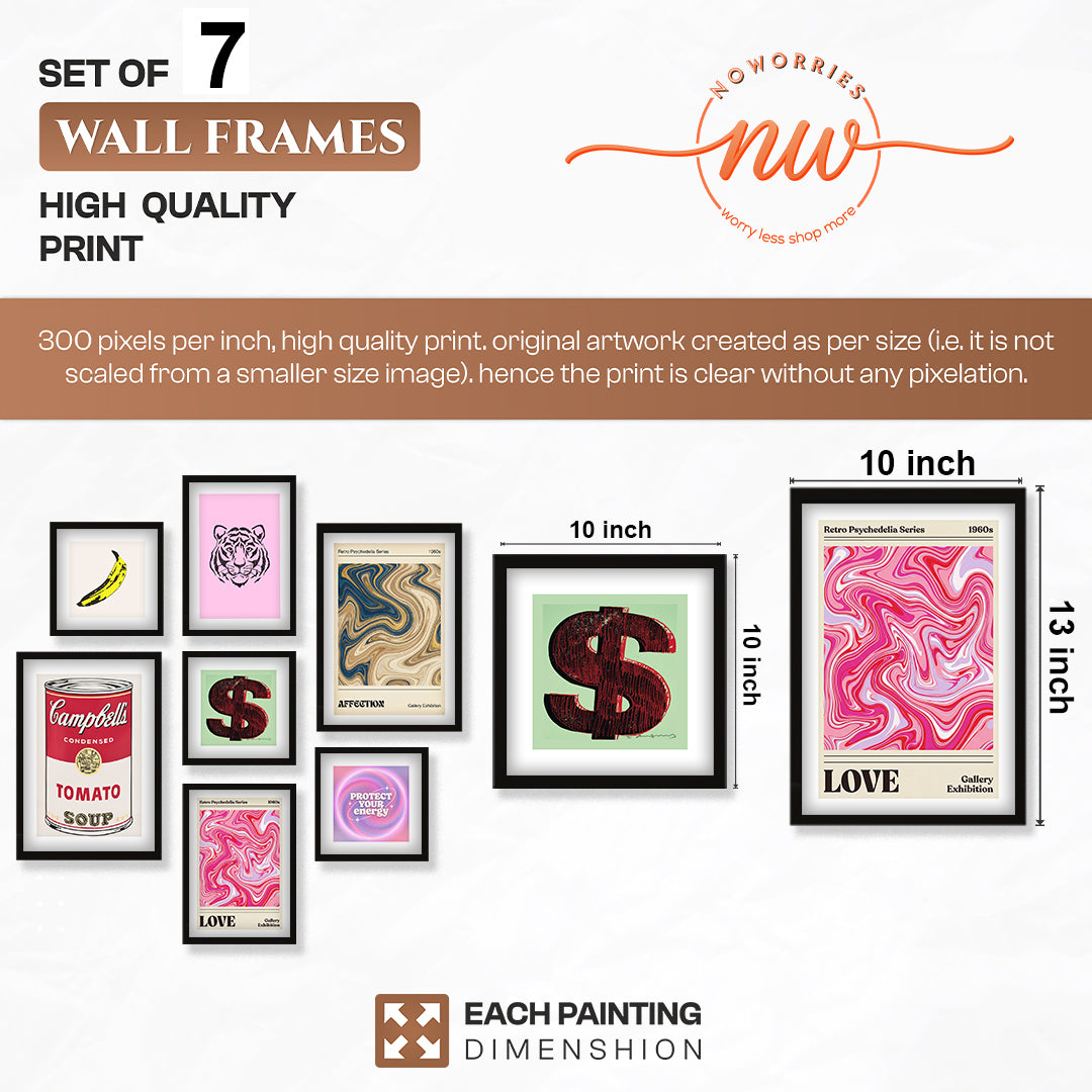 Creative Gallery Wall Set of 7