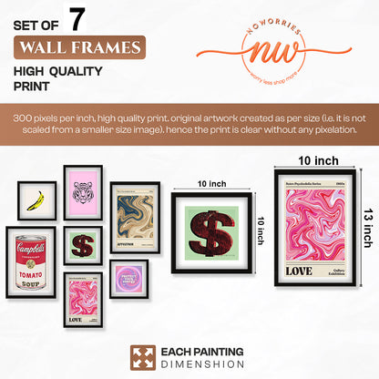 Creative Gallery Wall Set of 7