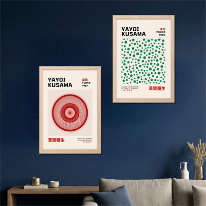 Yayoi Kusama Inspired Poster Set