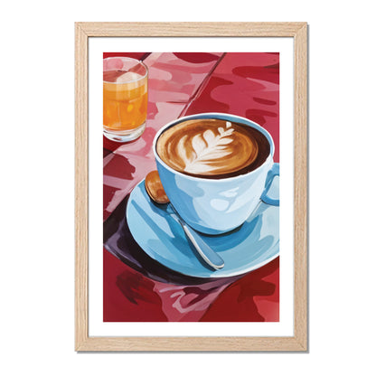 Morning Coffee Art Framed Poster Set of 1