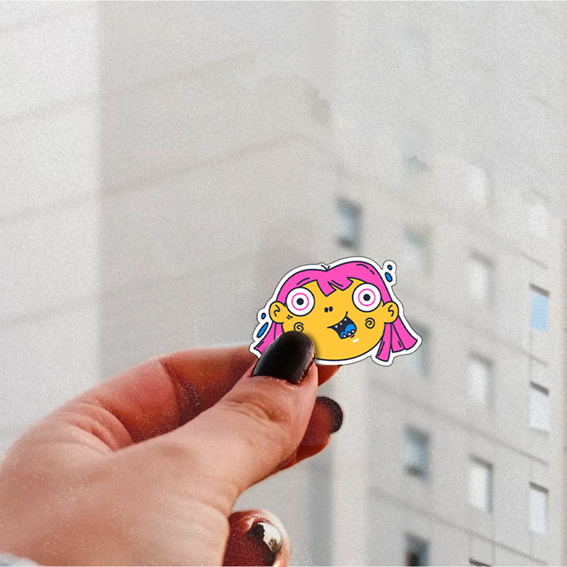 Funky Retro Mascot Sticker Pack