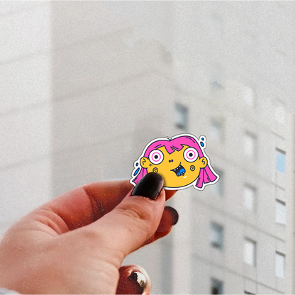 Funky Retro Mascot Sticker Pack
