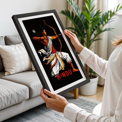 Lord Ram Archer Wall Frame