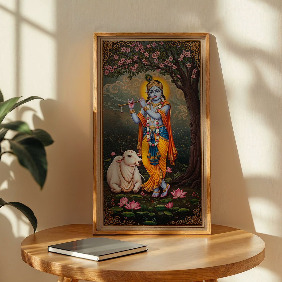 Divine Krishna Wall Frame