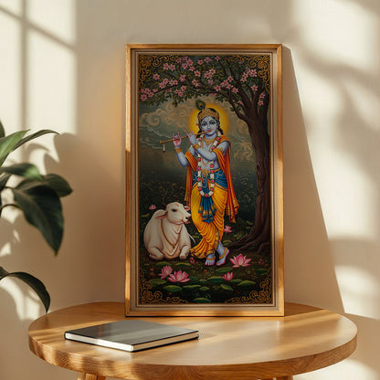 Divine Krishna Wall Frame