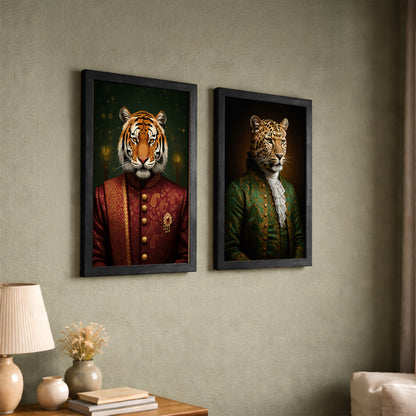 Royal Wild Portrait Wall Art Set