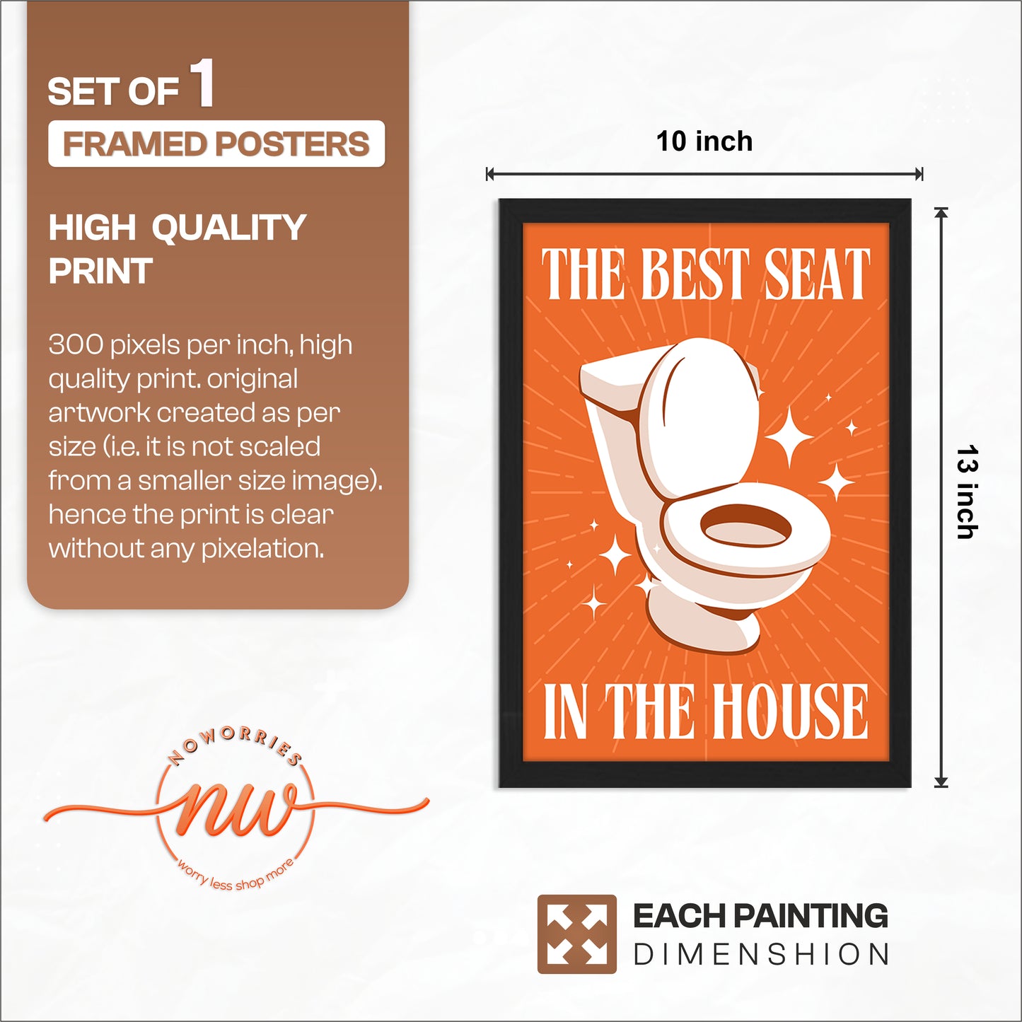 The Best Seat Wall Frame