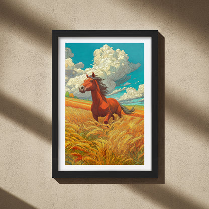 Majestic Horse Framed Art