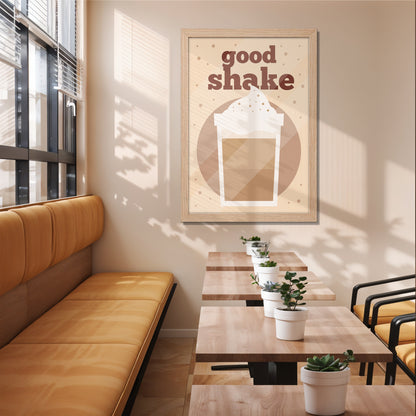 Creamy Shake Wall Frame