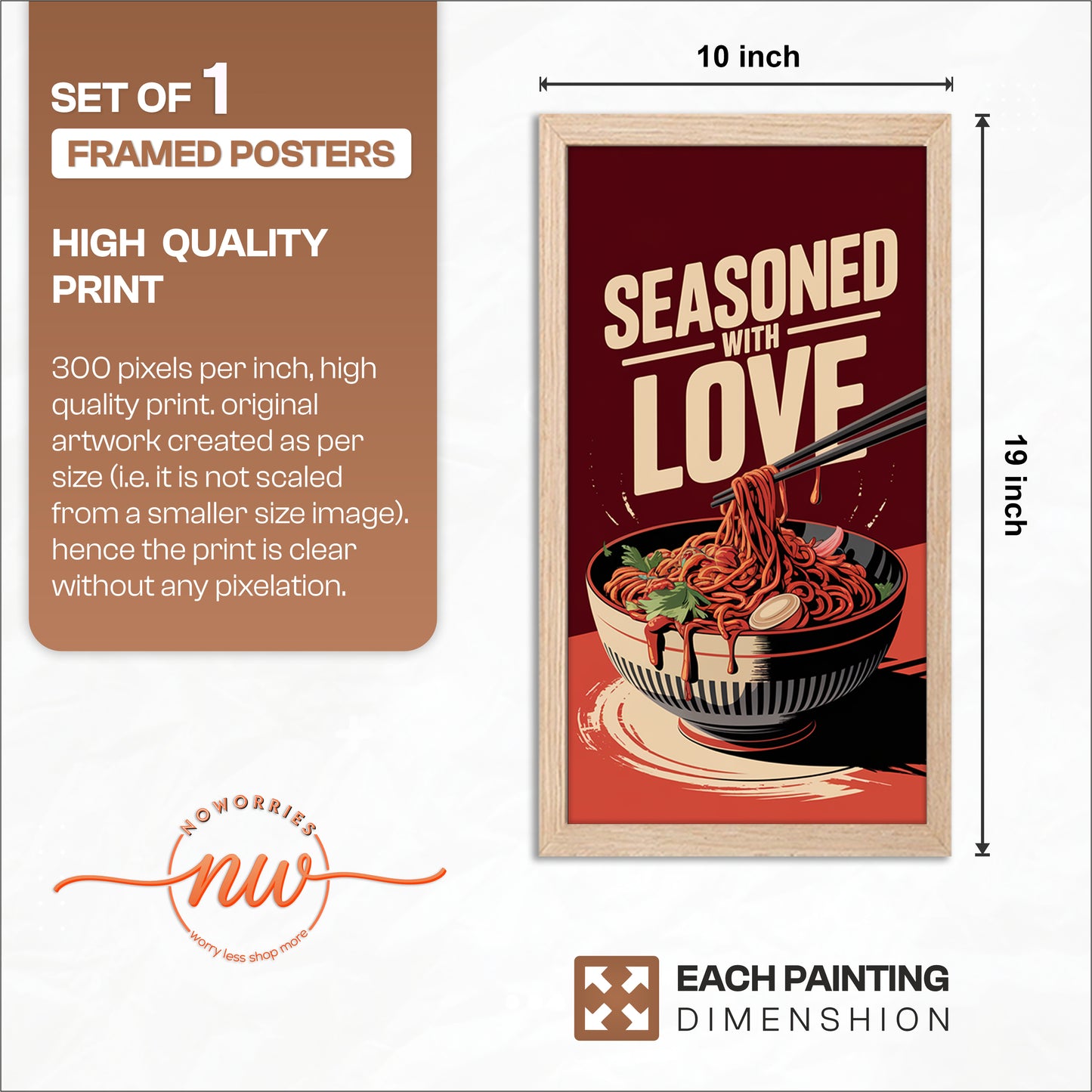 Seasoned Noodles Wall Art