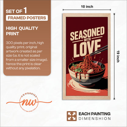 Seasoned Noodles Wall Art
