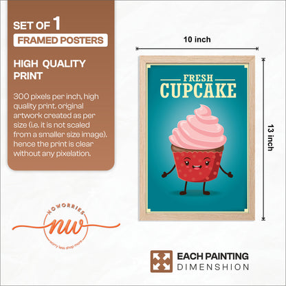 Sweet Cupcake Wall Frame