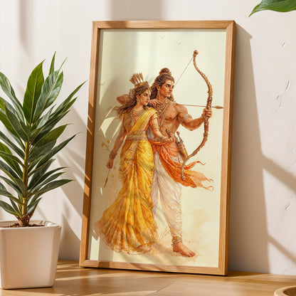 Divine Ram Sita Art