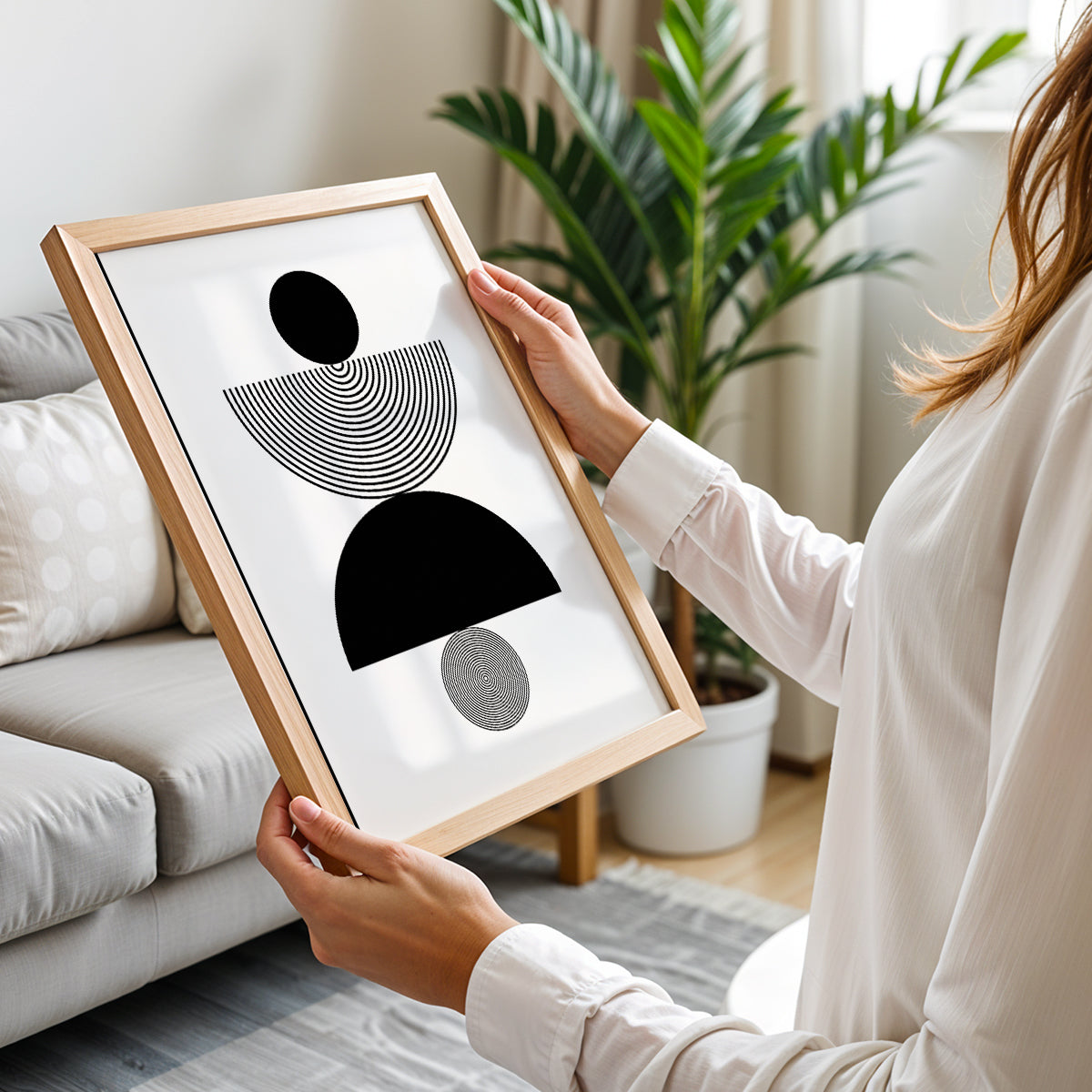 Geometric Circle Abstract Print