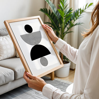 Geometric Circle Abstract Print