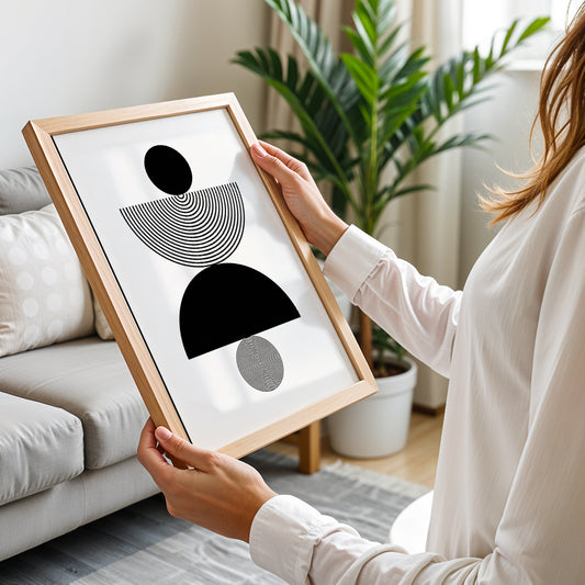 Geometric Circle Abstract Print