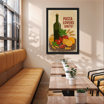 Pasta Lovers Wall Frame