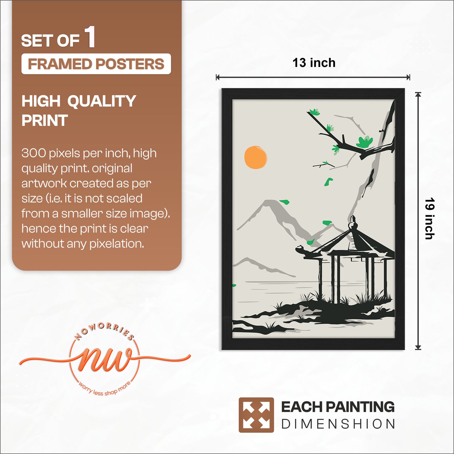 Zen Pavilion Wall Art