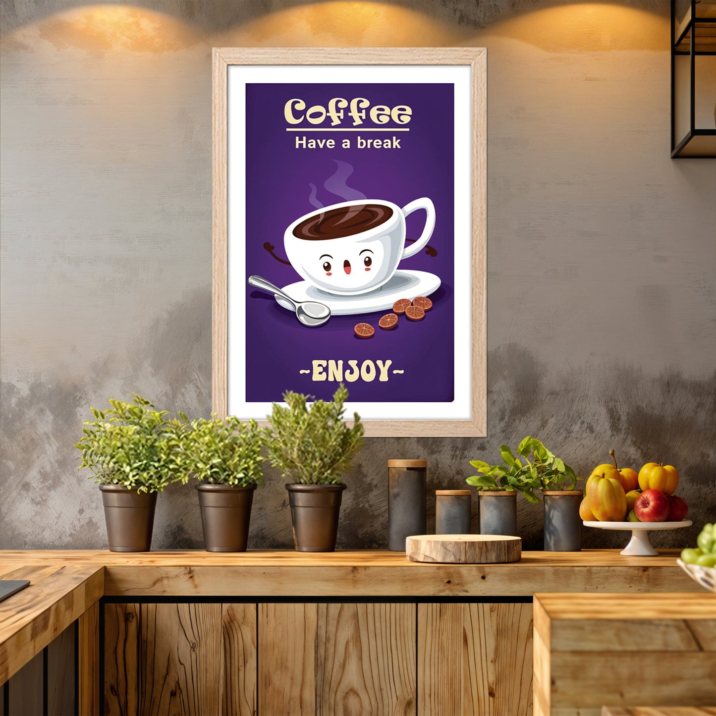 Coffee Break Wall Frame