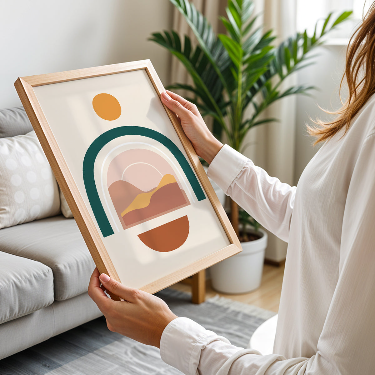 Desert Arch Minimalist Wall Art