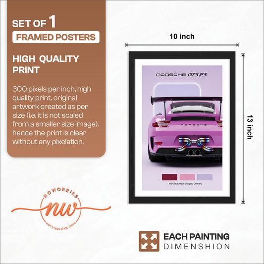 Porsche GT3 RS Signature Wall Frame