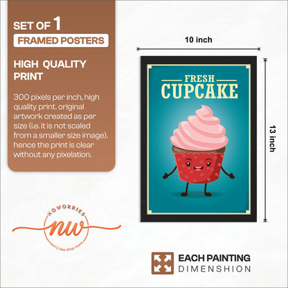 Sweet Cupcake Wall Frame