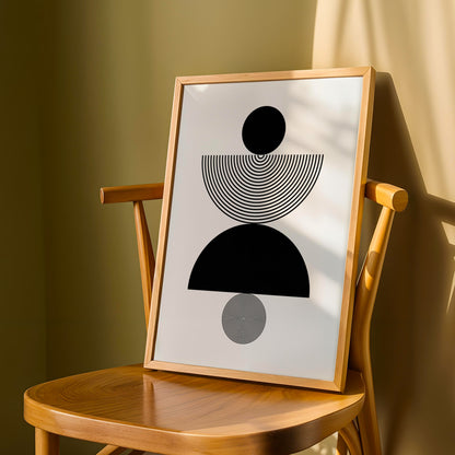Geometric Circle Abstract Print