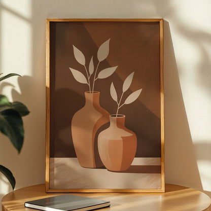 Rustic Vase Botanical Art