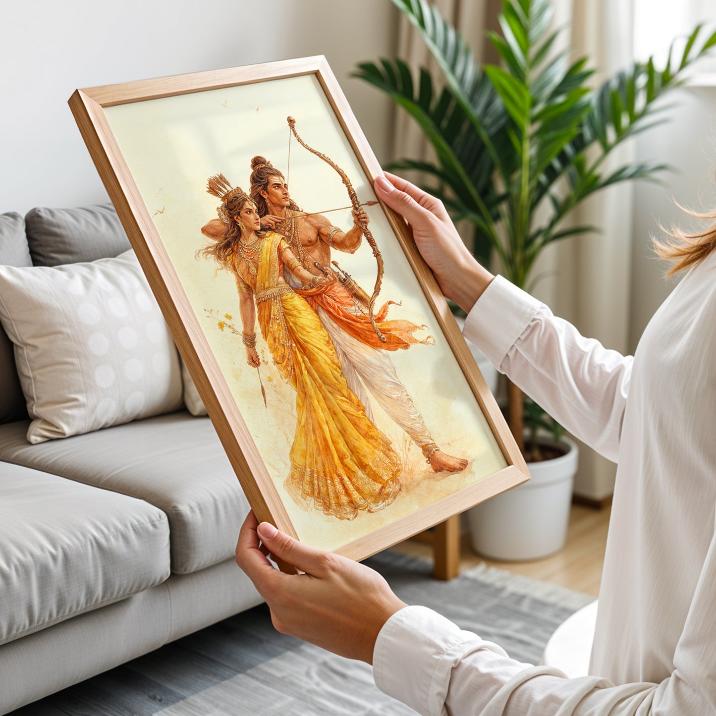 Divine Ram Sita Art