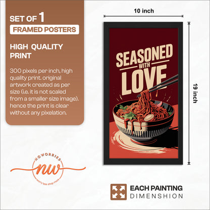 Seasoned Noodles Wall Art