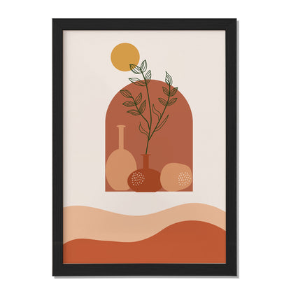 Boho Botanical Vase Wall Frame