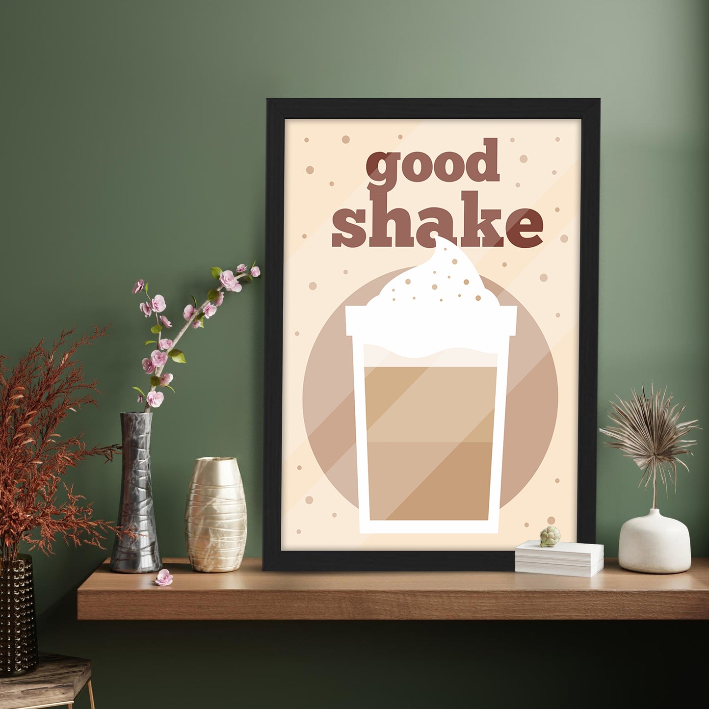 Creamy Shake Wall Frame