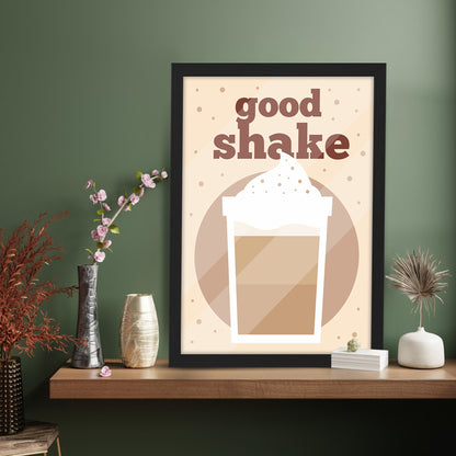 Creamy Shake Wall Frame